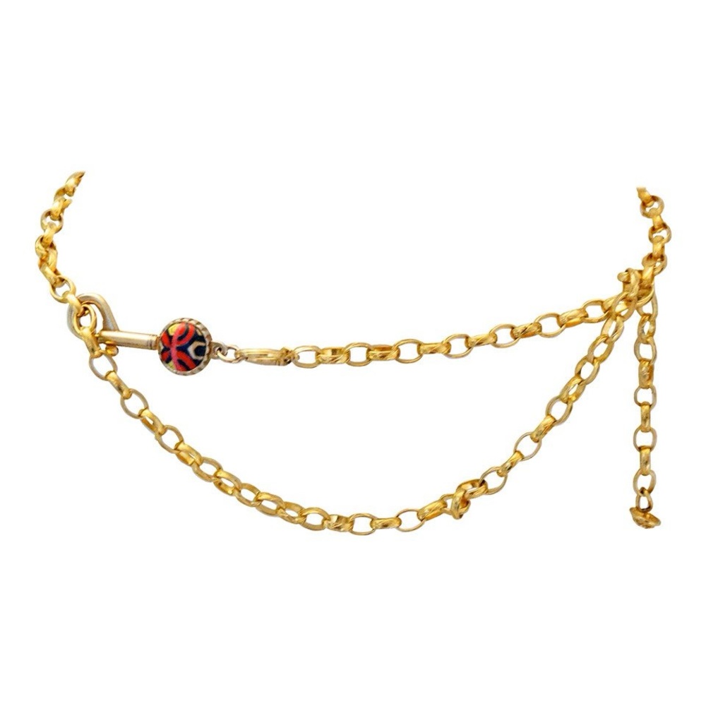 Chanel Lock and Key Belt / Necklace - Vintage - Highly Collectible- rare